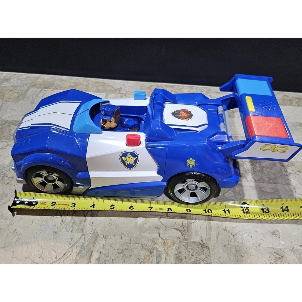 Paw Patrol Chase 2-in-1 Transforming Movie City Cruiser Police Car Motorcycle